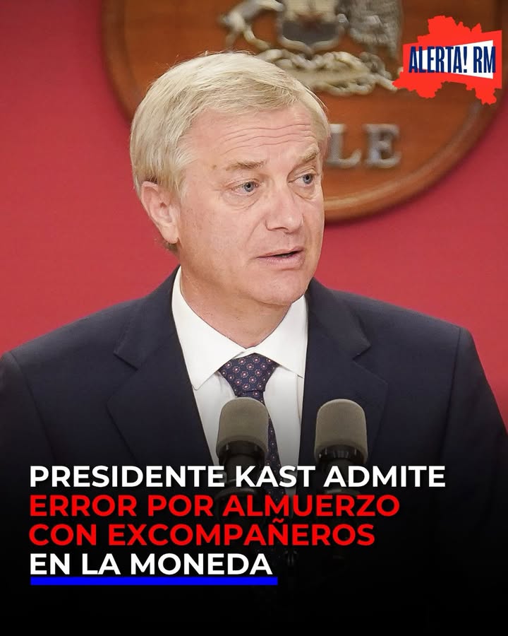 🚨El Presidente José Antonio Kast reconoció un “error por descon…