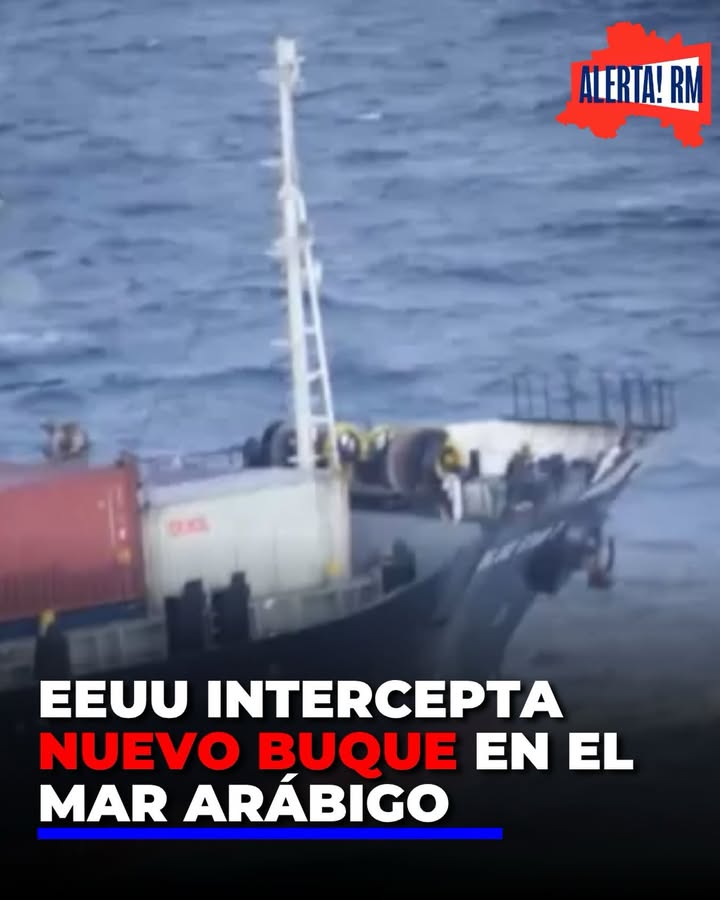 🚨Las Fuerzas Armadas de Estados Unidos interceptaron en el mar Ará…