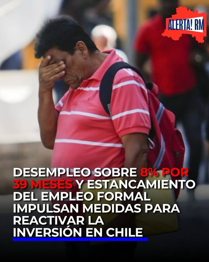 🚨Chile acumula 39 meses con una tasa de desempleo superior al 8% y,…