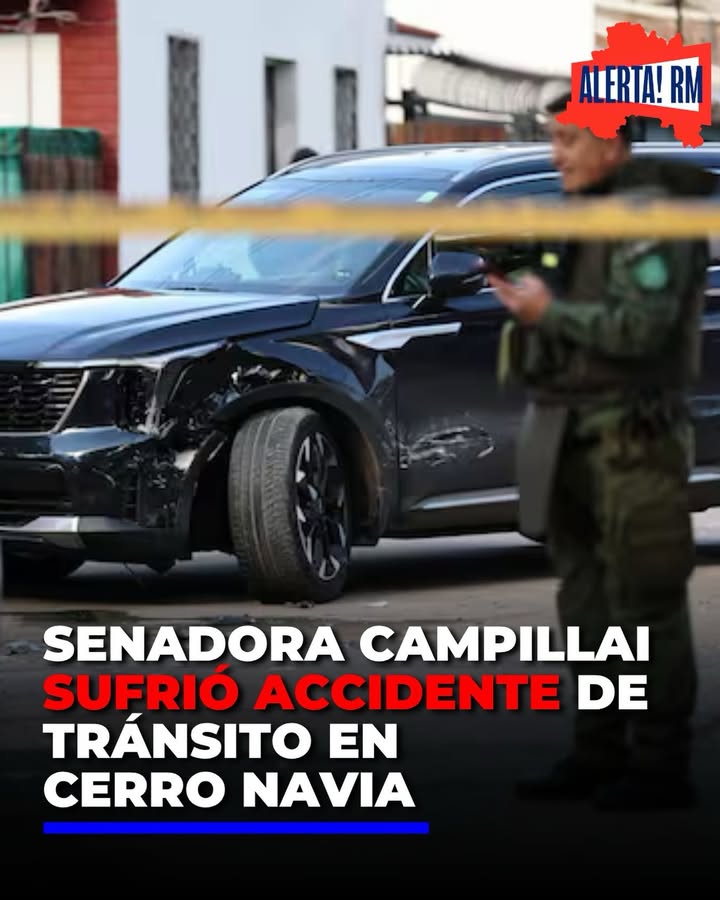 🚨La senadora Fabiola Campillai sufrió una colisión vehicular en C…