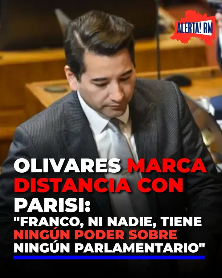 🚨El diputado del PDG, Javier Olivares, tomó distancia de Franco Pa…