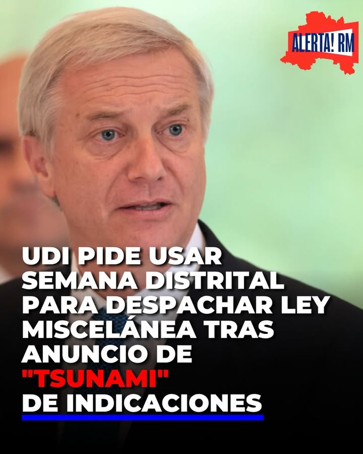 🚨La UDI pidió al Presidente José Antonio Kast citar al Congreso i…