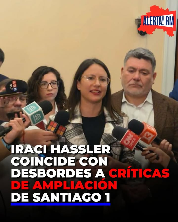 🚨Irací Hassler rechazó la ampliación de Santiago 1 anunciada por…
