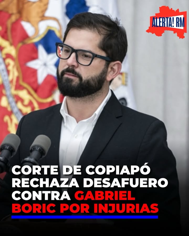 🚨La Corte de Apelaciones de Copiapó rechazó la solicitud de desaf…