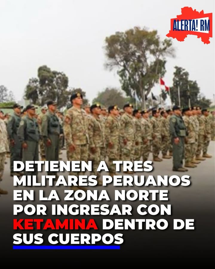 🚨Tres militares peruanos fueron detenidos en la comuna de Huara tra…