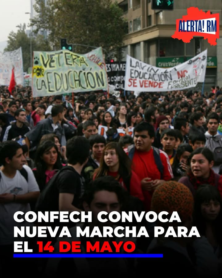🚨La Confech convocó a una marcha estudiantil para el 14 de mayo en…