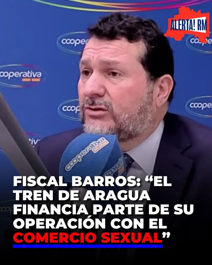 🚨El fiscal Héctor Barros advirtió que el Tren de Aragua financia …