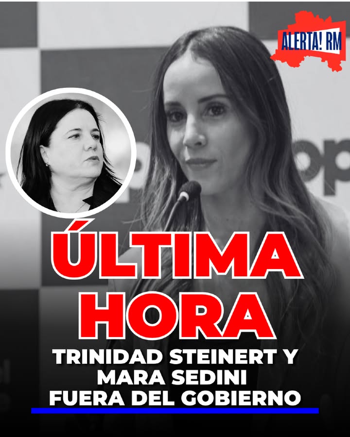 🚨Cambio de gabinete en La Moneda: salen las ministras Trinidad Stei…