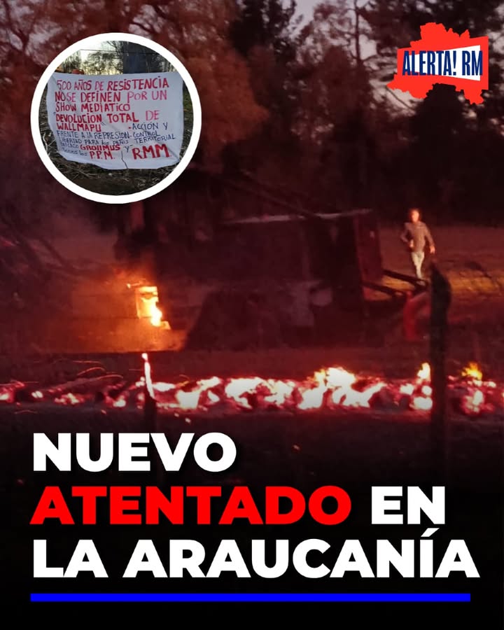 🚨Nuevo atentado se registró en Curacautín, región de La Araucan?…