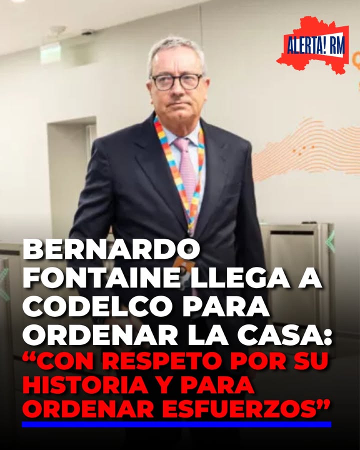 🚨Bernardo Fontaine asumió como nuevo presidente del directorio de …