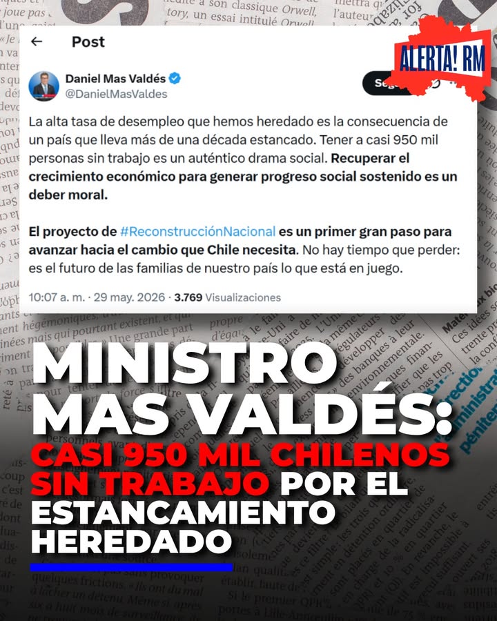 🚨El biministro de Economía y Minería, Daniel Mas Valdés, señal?…