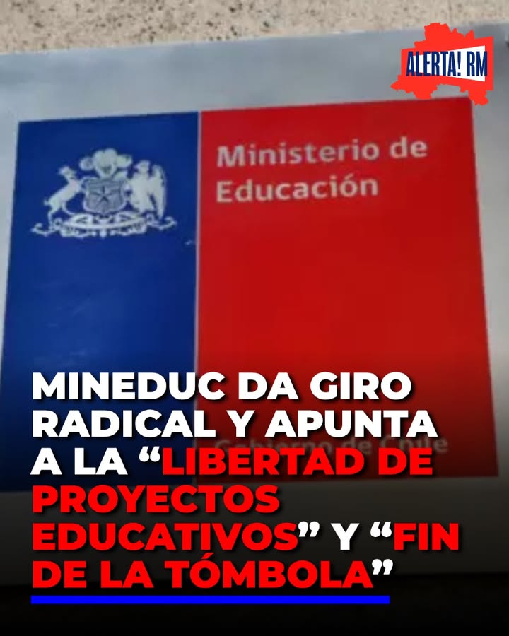 🚨El Mineduc redefinió sus prioridades para el periodo 2026-2030 y …