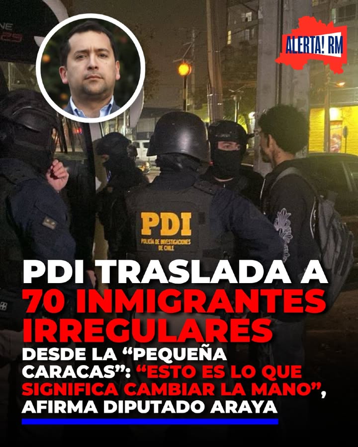 En una operación nocturna, la Policía de Investigaciones (PDI) sacó…