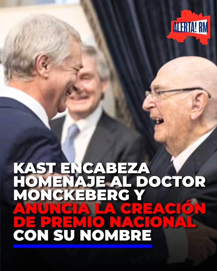 Kast participó en un homenaje al doctor Fernando Monckeberg, reconoci…