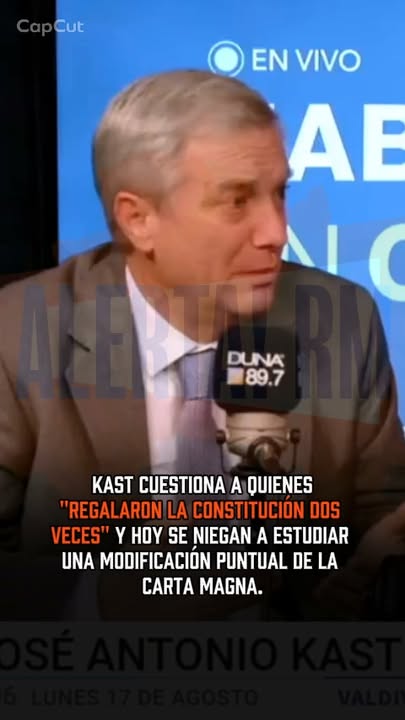 El Presidente José Antonio Kast cuestionó en Radio Duna a quienes re…