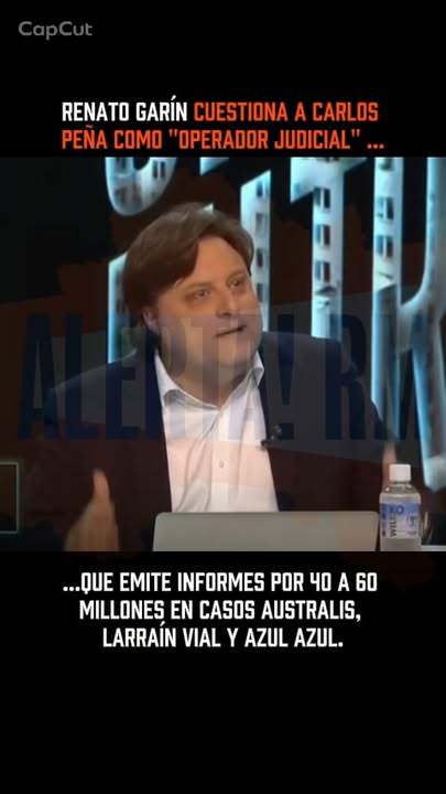 Garín lanzó un duro cuestionamiento a Carlos Peña. Afirmó que es m…