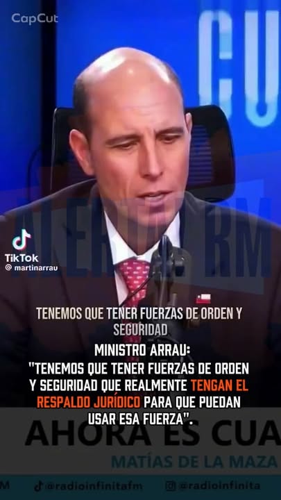 Arrau: “Tenemos que tener Fuerzas de Orden y Seguridad que realmente t…