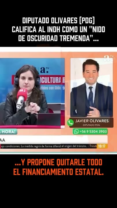 El diputado Javier Olivares (PDG) arremetió contra el Instituto Nacio…