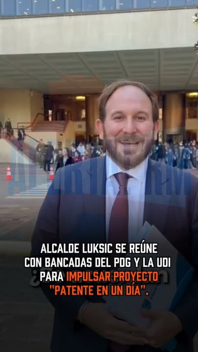 El alcalde de Huechuraba, Max Luksic, se reunió con bancadas del PDG …
