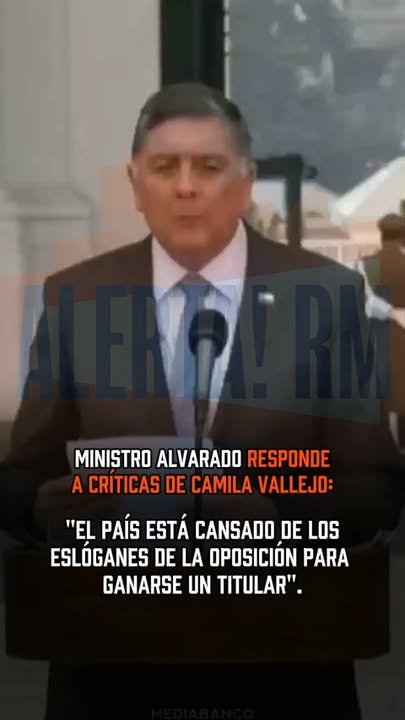 El biministro Claudio Alvarado respondió a las críticas de la exvoce…