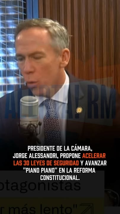 Alessandri: “Avancemos en lo que hay consenso y en la reforma constitu…