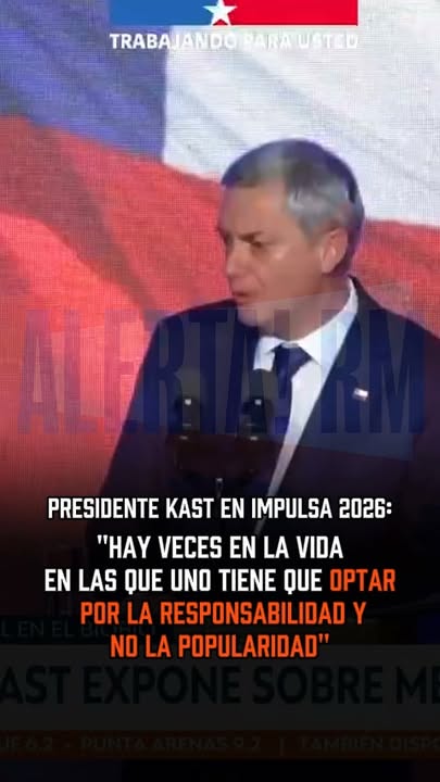 El Presidente José Antonio Kast participó en Impulsa 2026 en la regi…