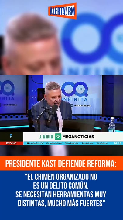 El Presidente José Antonio Kast defendió la reforma en seguridad en …