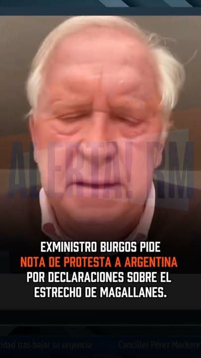 El exministro del Interior y Defensa, Jorge Burgos, reaccionó a decla…