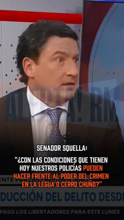 El senador Arturo Squella, se refirió al combate al crimen organizado…
