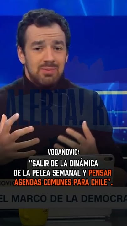 El alcalde de Maipú, Tomás Vodanovic, se refirió a la propuesta a 3…