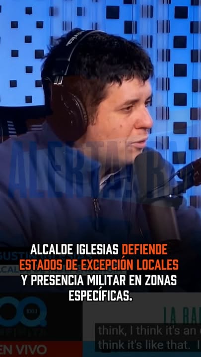 El alcalde de Independencia, Agustín Iglesias, respaldó el uso de es…