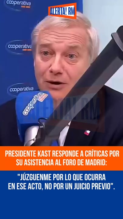 El Presidente José Antonio Kast se refirió a las críticas de la opo…