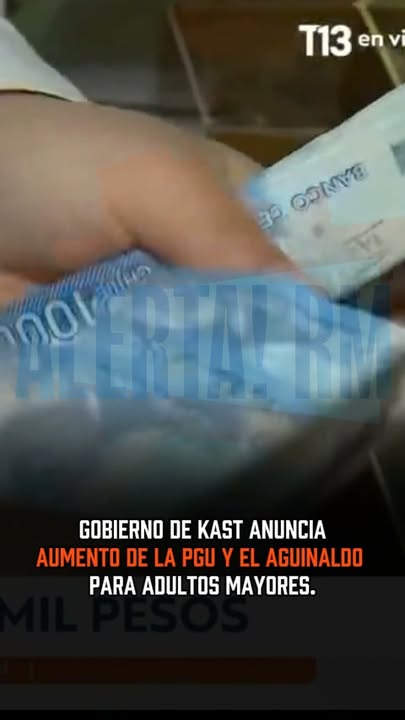 El gobierno de Kast anunció un aumento de la Pensión Garantizada Uni…