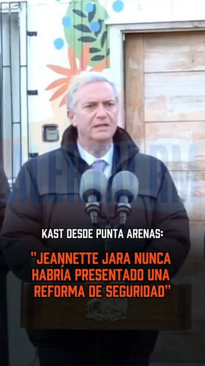 Kast: “Jeannette Jara nunca habría presentado una reforma de segurida…