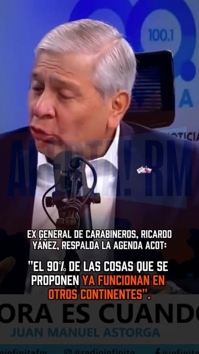 El ex general director de Carabineros, Ricardo Yáñez, respaldó la a…