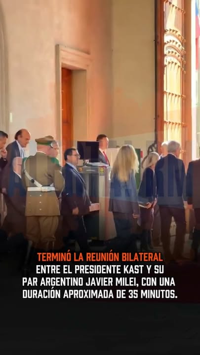 El Presidente Kast y el Presidente Milei, sostuvieron una reunión en …